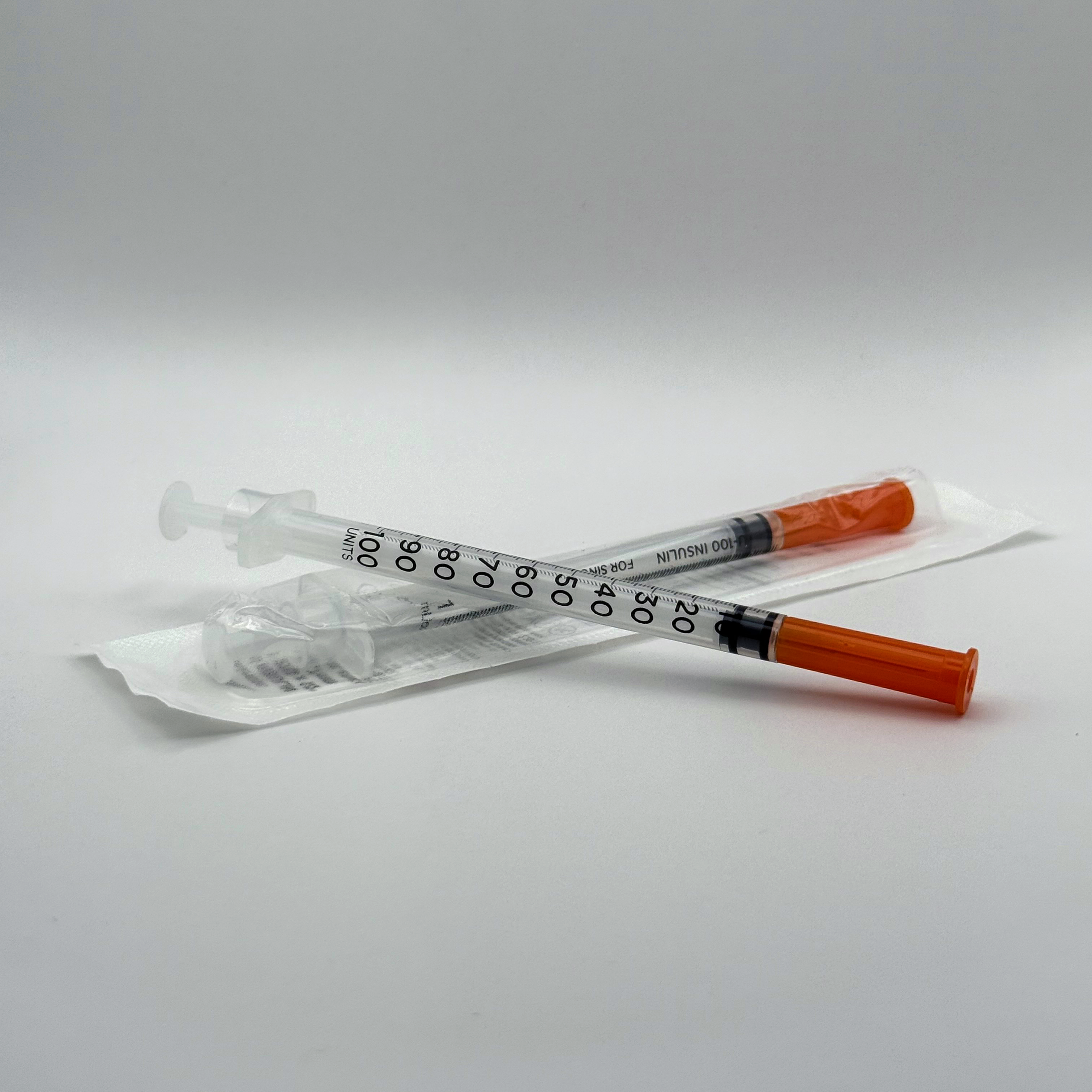 Seringues 1 ml (100 UI) — Pack x50